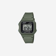 Casio Illuminator W-217H-5AV Green Resin Strap Alarm Chronograph Digital Watch