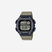 Casio DW-291HX-5AV Green Resin Strap with Black Dial 200M Water Resistant Digital Quartz Watch