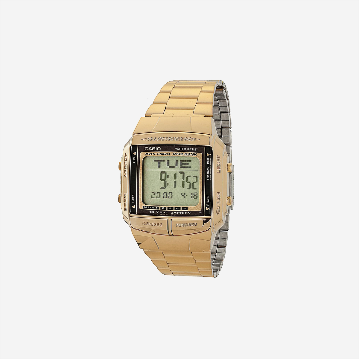 Casio Gold & Black Digital Watch - Gold / One Size DB-360G-9A