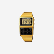 Casio DBC611G-1D Gold Tone 25 Memory Calculator Databank Watch