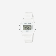 Casio F-91WB Series / Digital Watch / White / Bio-Based Resin Band / LED Backlight / Stopwatch / Daily Alarm / Auto Calendar / 12/24 Hour Format / Water Resistant
