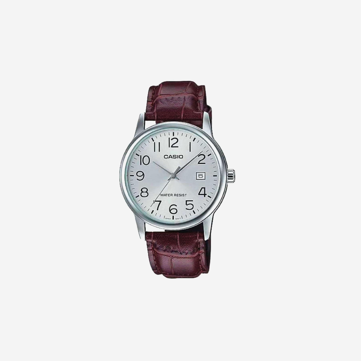 Casio MTP-V002L-7B2 Standard Analog Leather Band White Watch