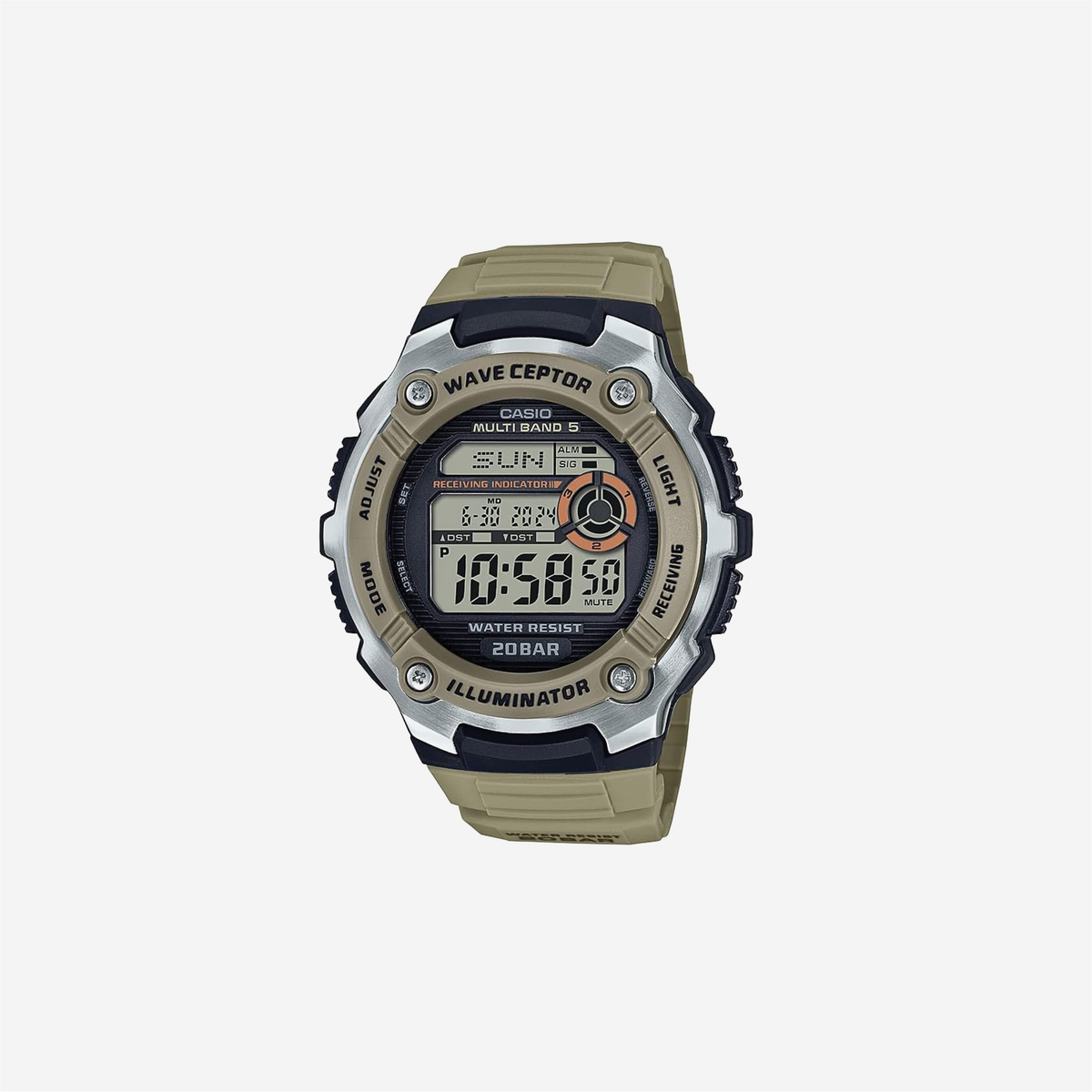 Casio WV-200R-5A Wave Ceptor Illuminator Resin Band Watch