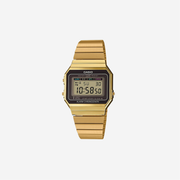 Casio Vintage A700WG-9A Digital Quartz Gold Stainless Steel Band Watch