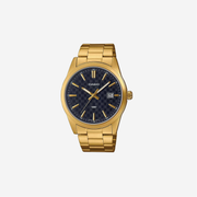 Casio MTP-VD02B-1EUDF Black Dial with Gold Stainless Steel Strap Watch