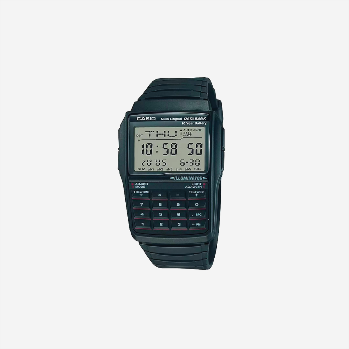 Casio Vintage DBC-32-1ADF Data Bank Black Digital Watch