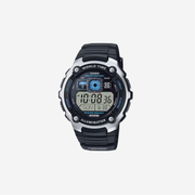 Casio AE-2000W-1AVCF AE2000W-1AV Silver-Tone and Black Multi-Functional Digital Sport Watch