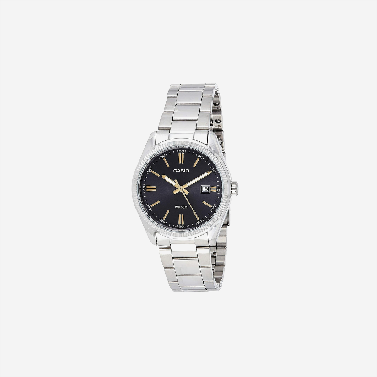 Casio MTP-1302D-1A2VDF Quartz Analog Black Dial Watch
