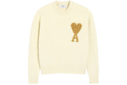 Ami Paris Ami De Coeur Jumper White/Gold