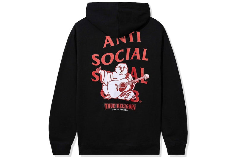 Anti Social Social Club x True Religion Anti-Truth Premium Heavyweight Hoodie Black
