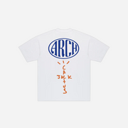 CJ x ARCH Paper Plane T-Shirt White