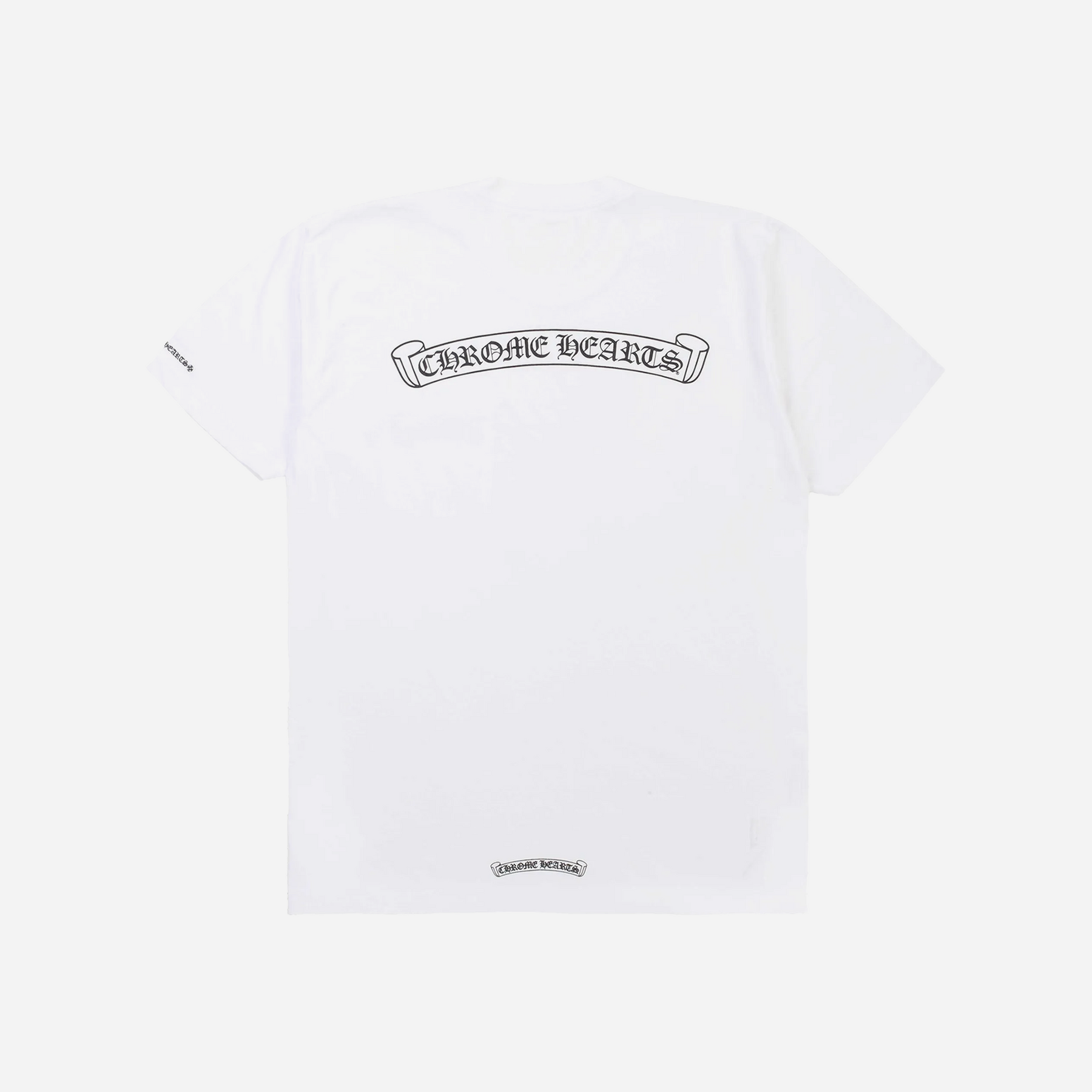 Chrome Hearts Scroll Logo Pocket T-Shirt White