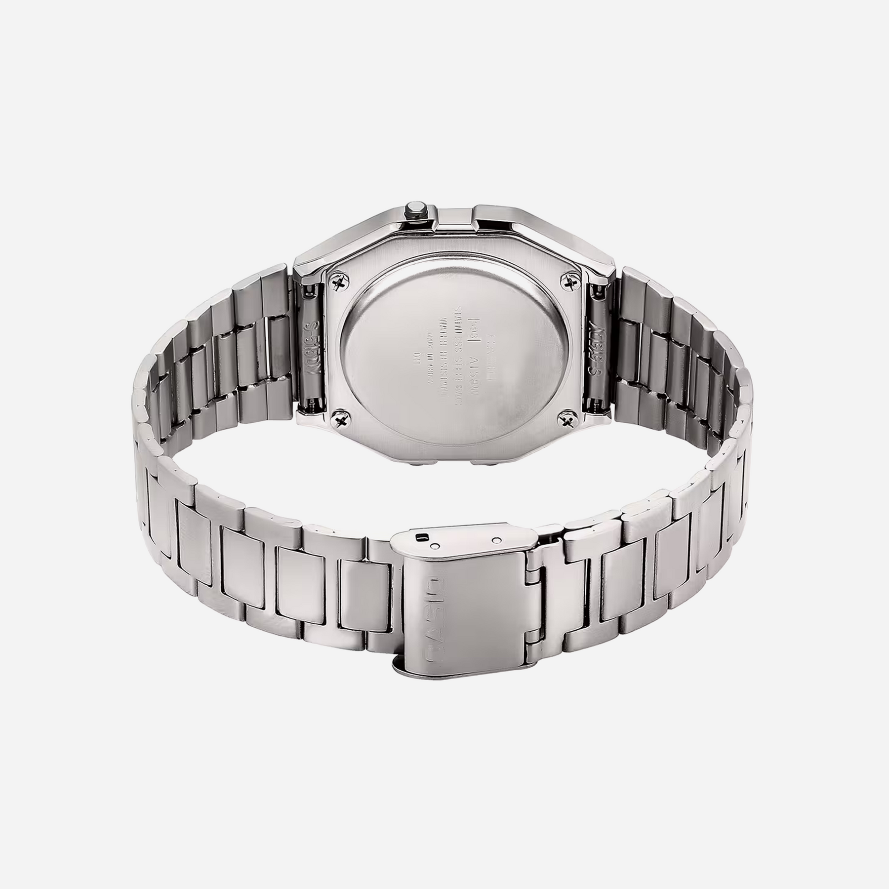 Casio Vintage Silver A158WA-1 Digital Unisex Watch