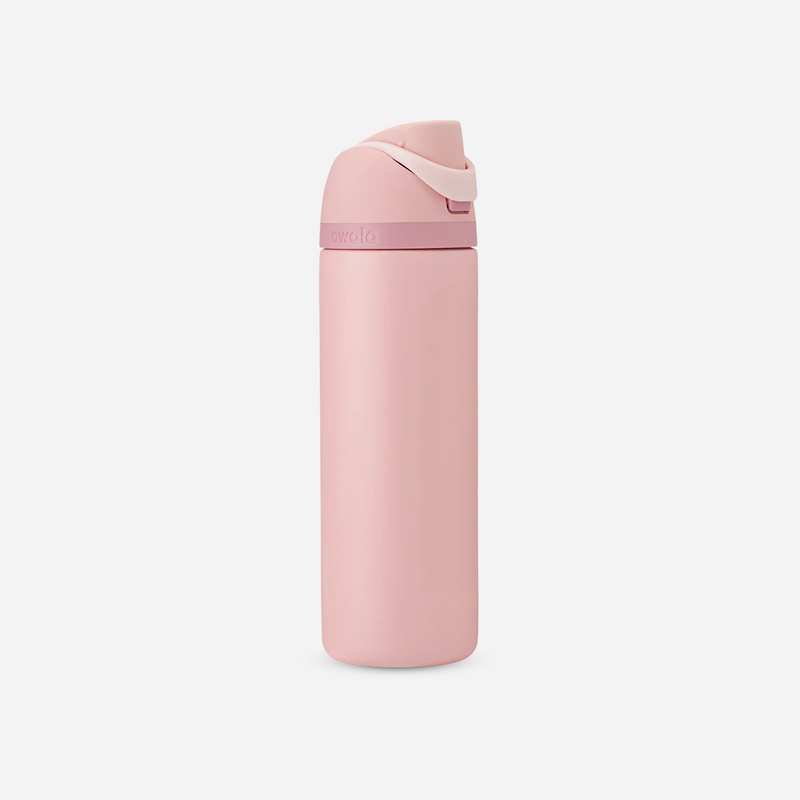 Owala FreeSip 24oz Stainless Steel Water Bottle Rose Quartz