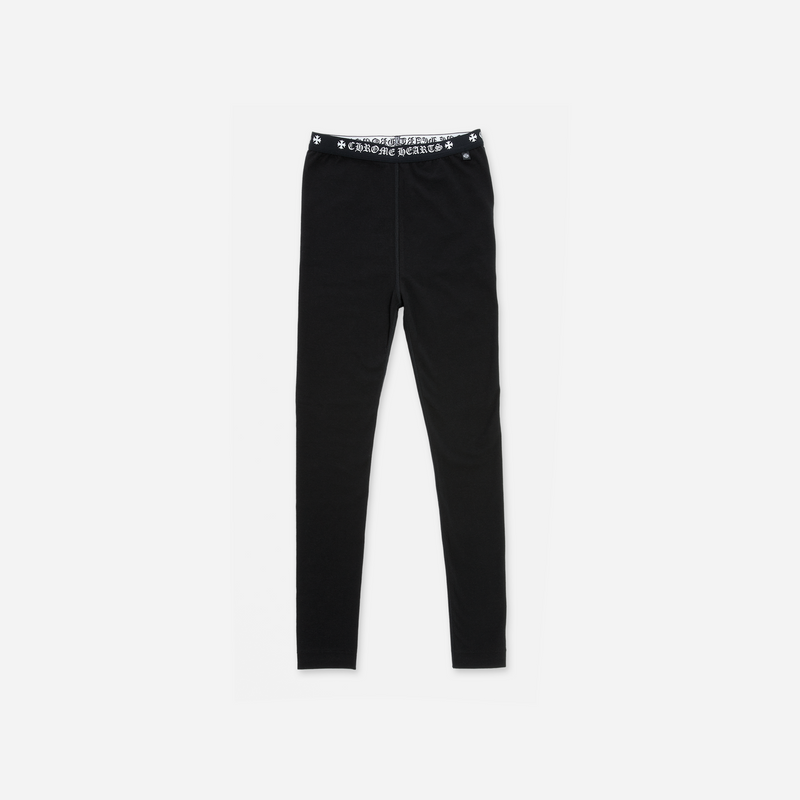 Chrome Hearts Logo Leggings Black