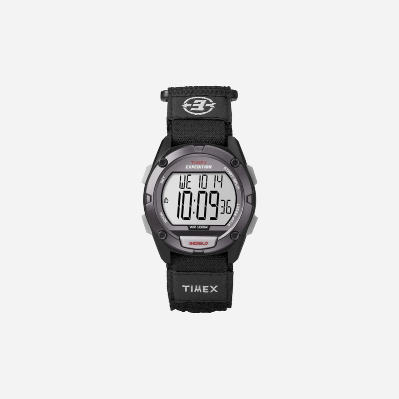 Timex Expedition Digital CAT5 Gray Dial Black Nylon Strap Watch