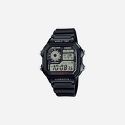 Casio Youth AE-1200WH-1AVDF Quartz Black Dial Digital Resin Watch