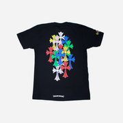 Chrome Hearts Multi Color Cross Cemetery T-Shirt Black