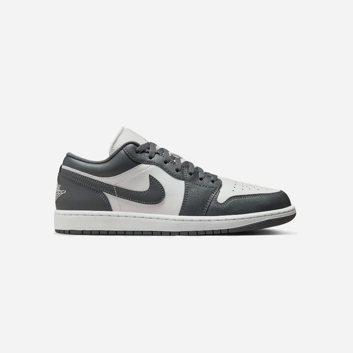Nike Air Jordan 1 Low Lifestyle Shoes Iron Grey/Summit White