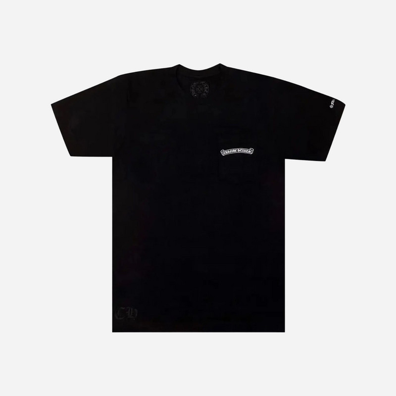 Chrome Hearts Scroll Logo T-Shirt Black