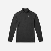 Gymshark Vital 1/4 Zip Black/Silhouette Grey Slim Fit