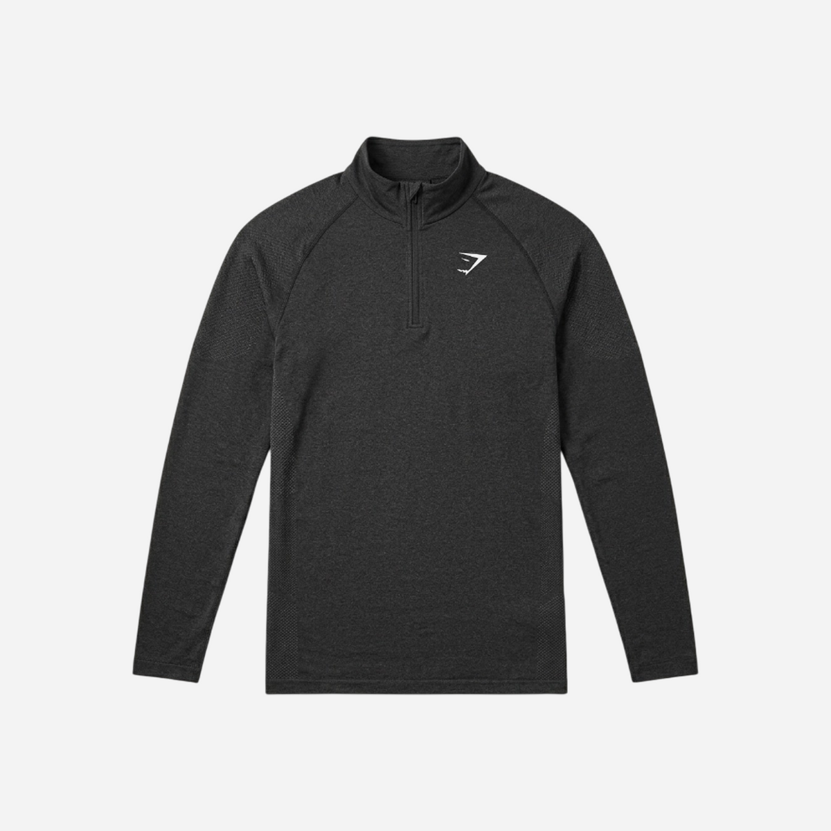 Gymshark Vital 1/4 Zip Black/Silhouette Grey Slim Fit
