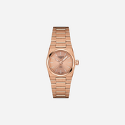 Tissot PRX 25mm Salmon Dial Rose Gold Stainless Steel Rose Gold PVD Strap Watch