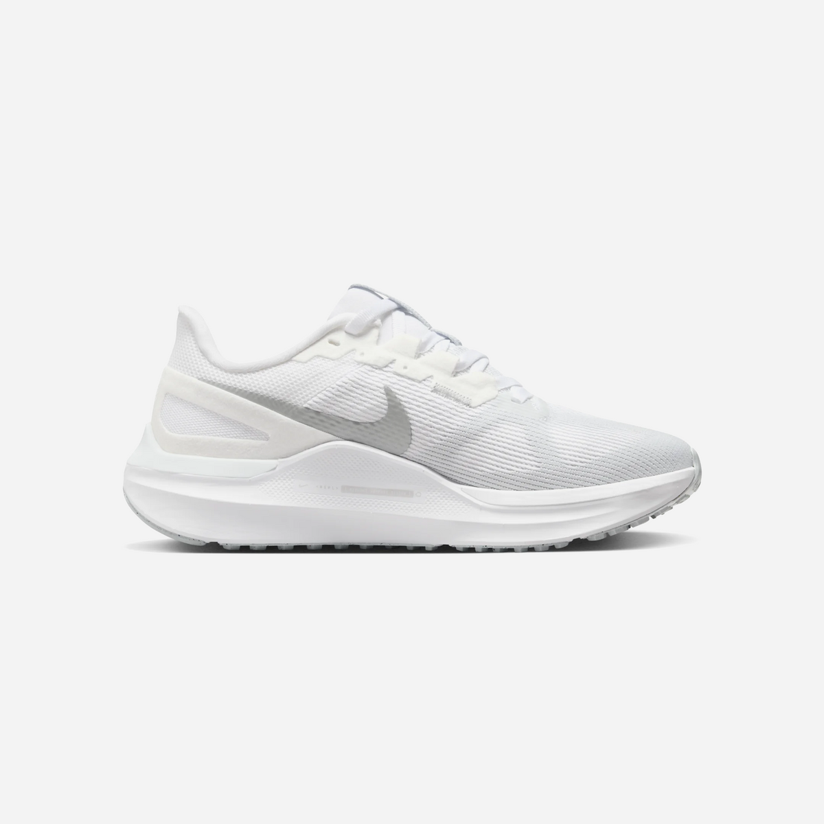 Nike Air Zoom Structure 25 White Pure Platinum Metallic Silver WMNS