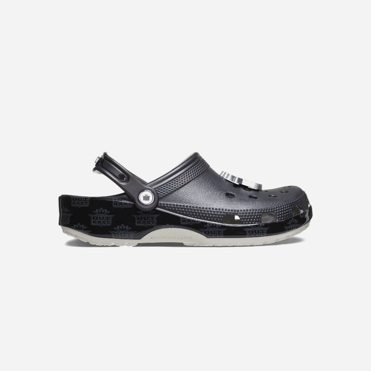 Crocs Outkast Classic Clog Sandals Black/Silver