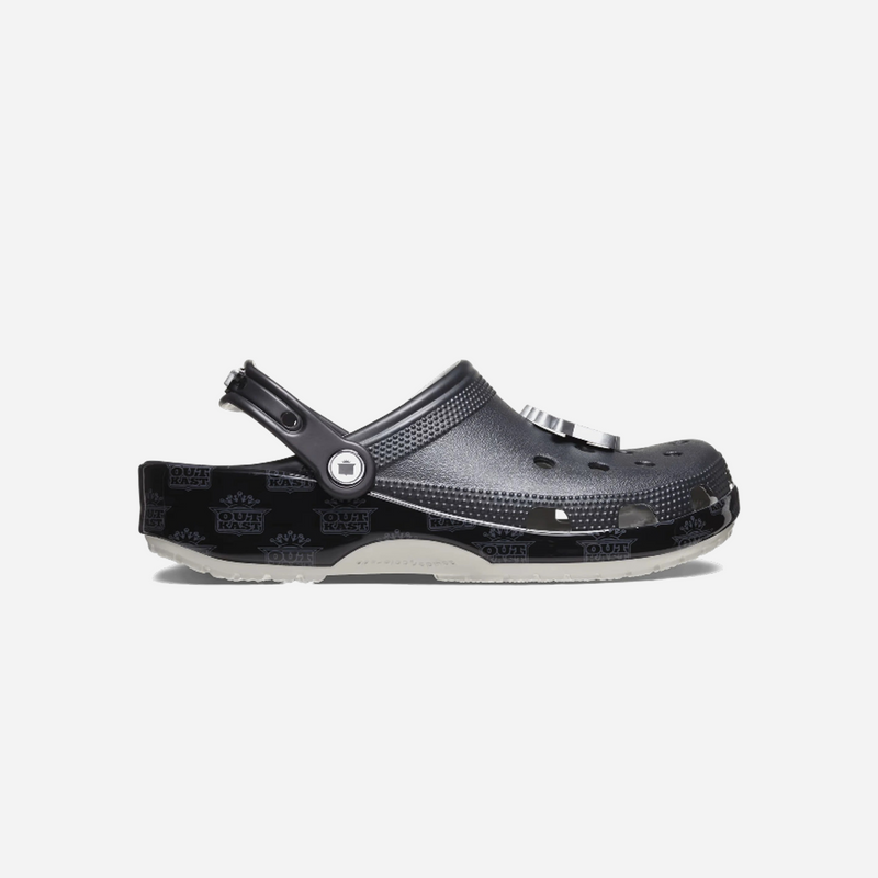 Crocs Outkast Classic Clog Sandals Black/Silver
