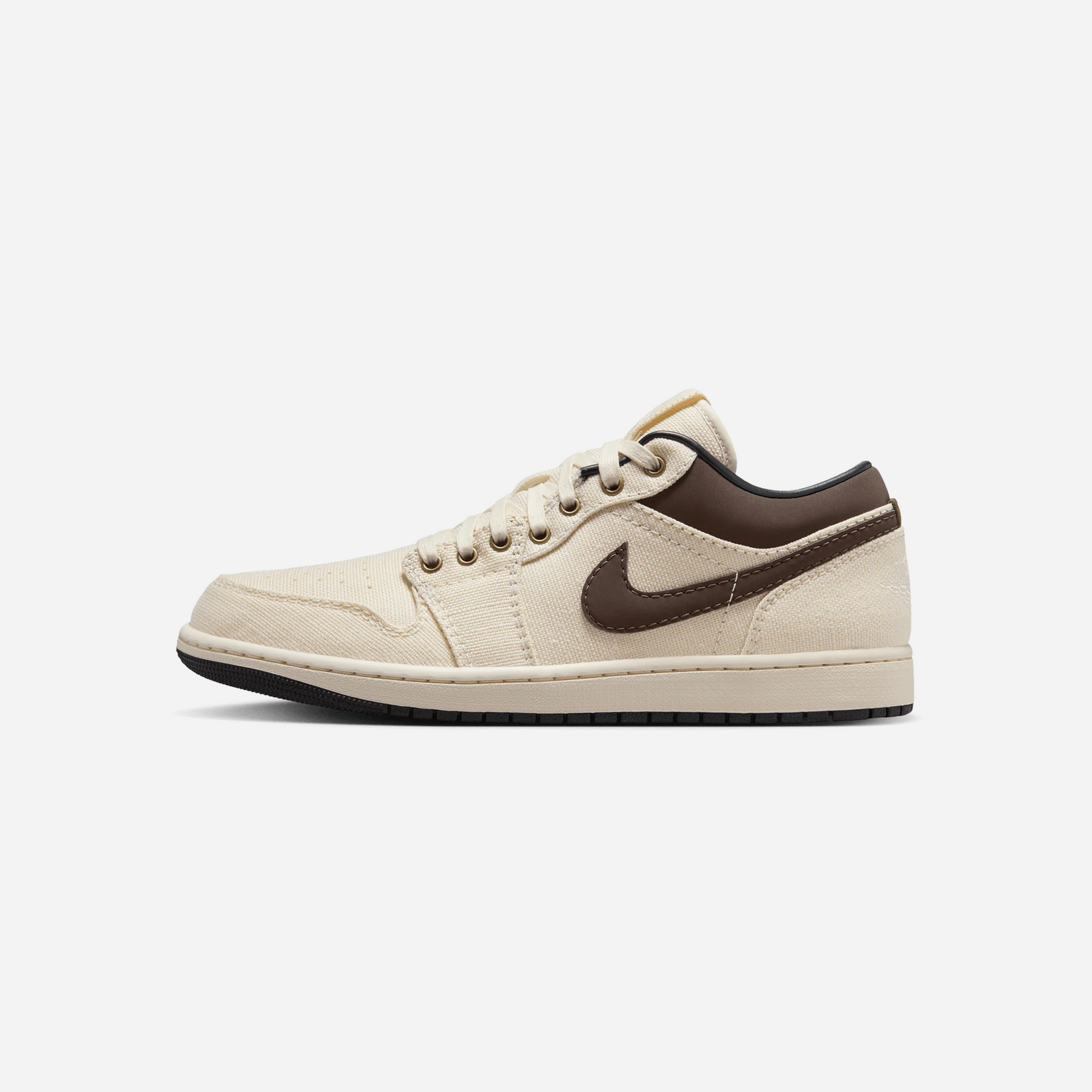Nike Air Jordan 1 Low Premium Pale Ivory Off Noir Baroque Brown