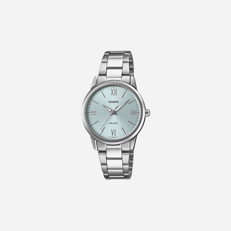Casio Enticer Analog Blue Dial LTP-1303DD-2AV Stainless Steel Watch WMNS