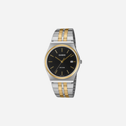 Casio MTP-B145SG-1AV Black Gold Dial Stainless Steel Watch