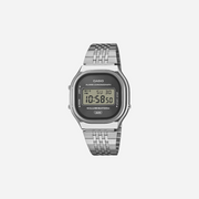 Casio Vintage A140WE-8A Grey Dial Digital Stainless Steel Watch