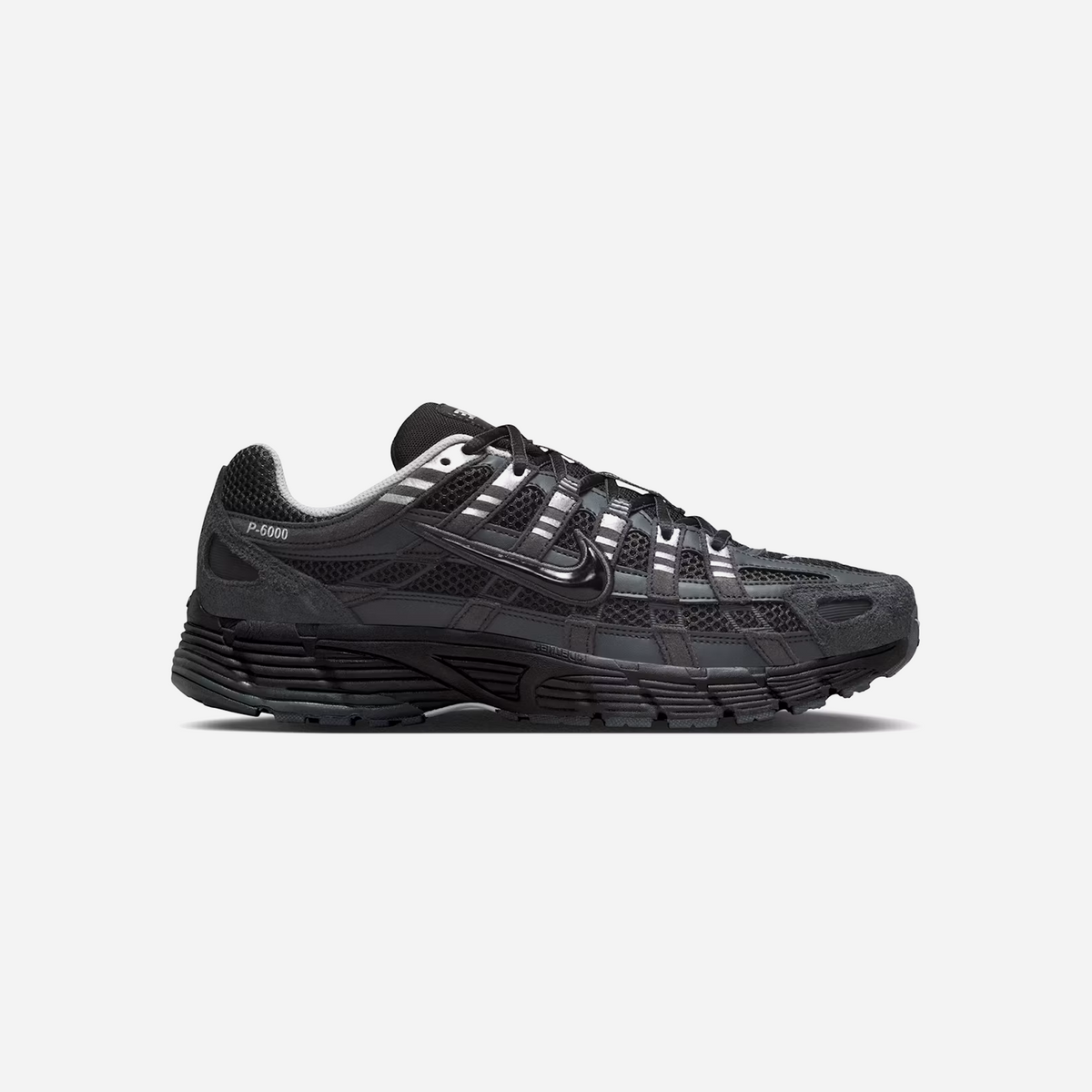 Nike P-6000 Suede Anthracite Metallic Silver
