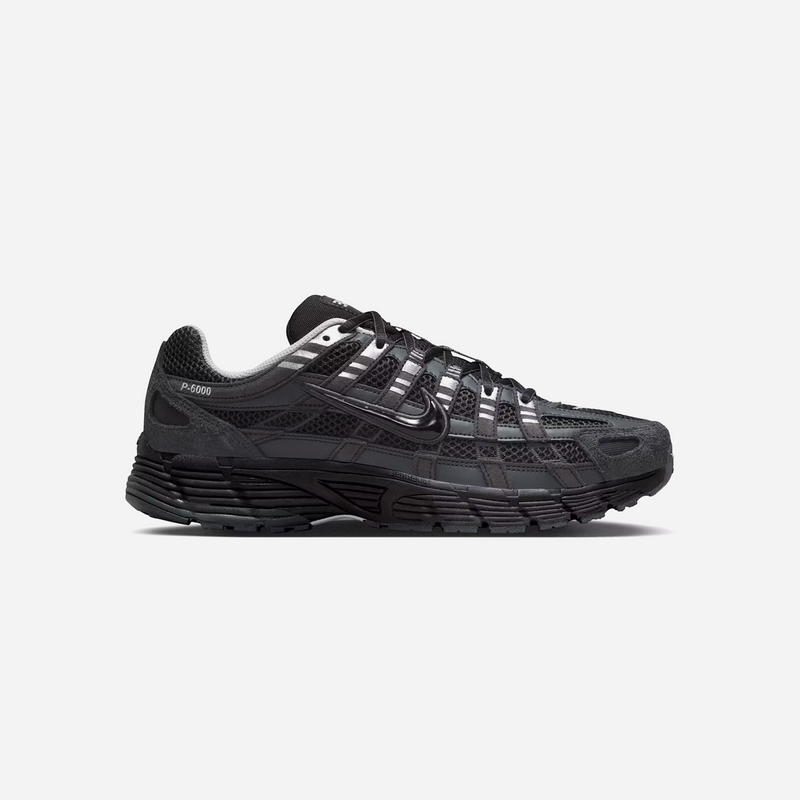 Nike P-6000 Suede Anthracite Metallic Silver