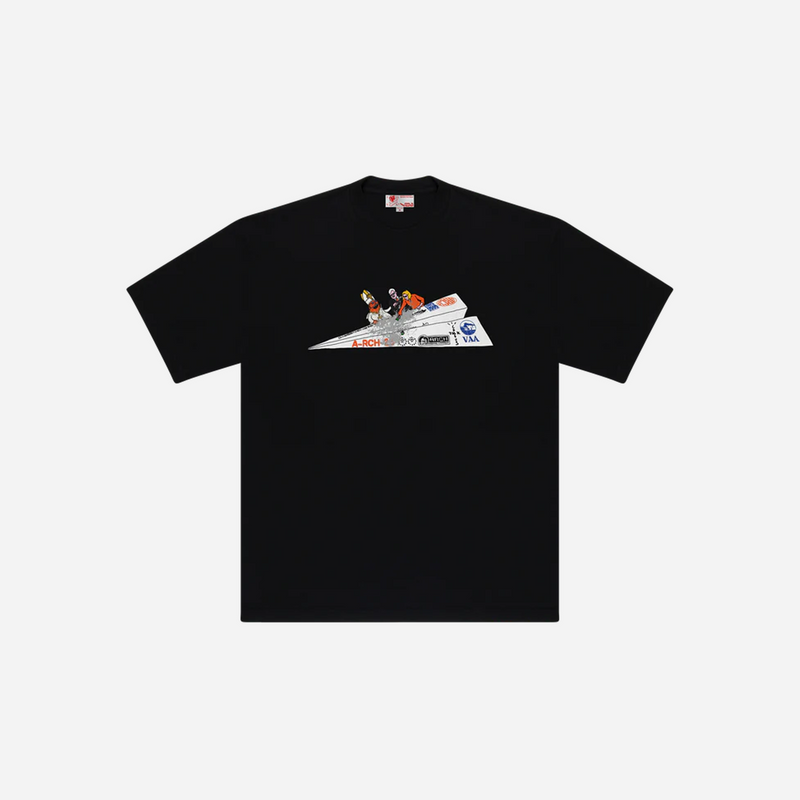 CJ x ARCH Paper Plane T-Shirt Black