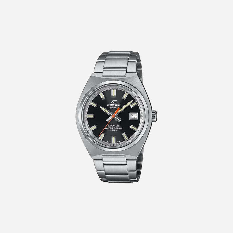 Casio Edifice EFB-109D-1AV 3 Hand Analog Black Dial Watch