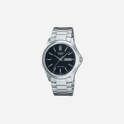 Casio MTP-1239D-1A Black Dial Stainless Steel Watch