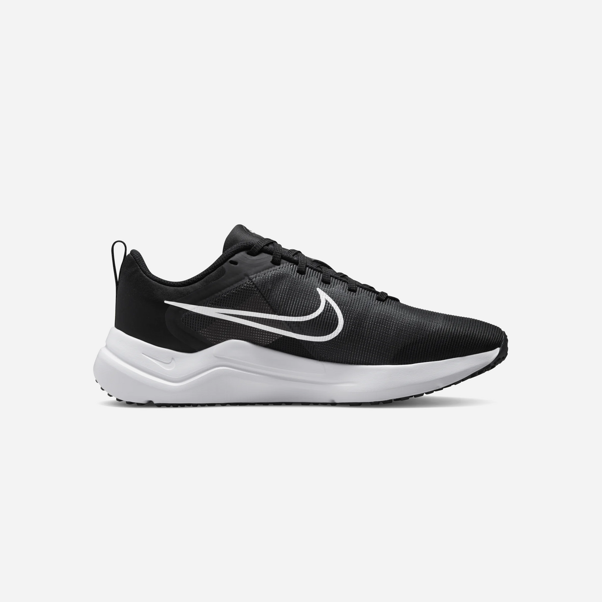 Nike Downshifter 12 Black Smoke Grey Pure Platinum White WMNS