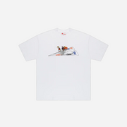 CJ x ARCH Paper Plane T-Shirt White