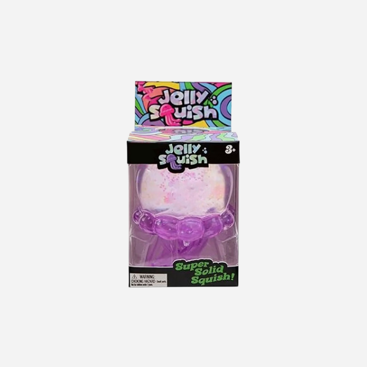 NeeDoh JellySquish Squishy Fidget Toy Purple