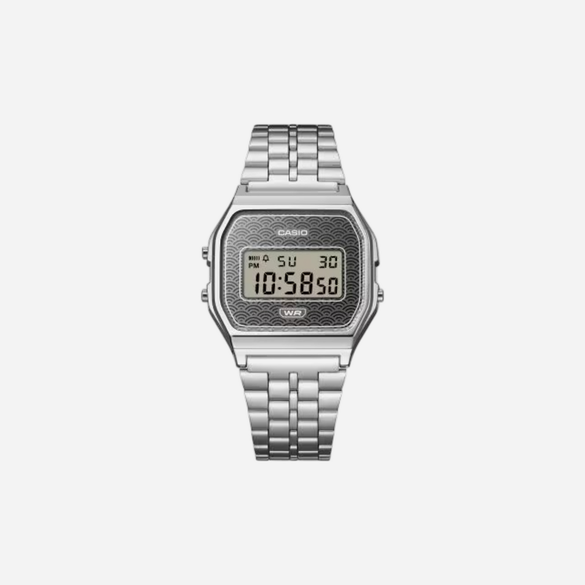 Casio Vintage A159WEVJ-7 Grey Dial Digital Stainless Steel Watch D433