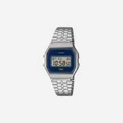 Casio Vintage A159WEVJ-2 Blue Dial Digital Stainless Steel Watch D432