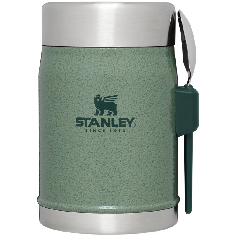 Classic Legendary Food Jar + Spork | 14 OZ Hammertone Green