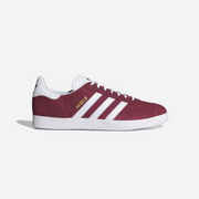 Adidas Gazelle Collegiate Burgundy Cloud White Gold Metallic