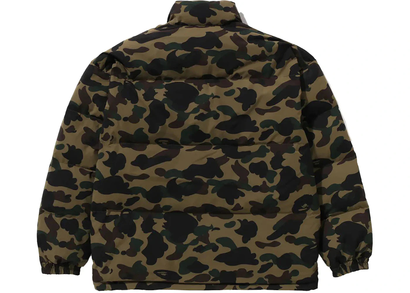 Bape 1St Camo Reversible Down Jacket Green