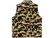 Bape 1St Camo Reversible Down Vest (Fw24) Yellow