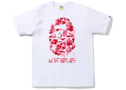 Bape Abc Camo By Bathing Ape T-Shirt White/Pink