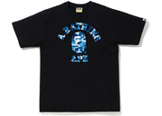 Bape Abc Camo College T-Shirt (Ss21) Black/Blue